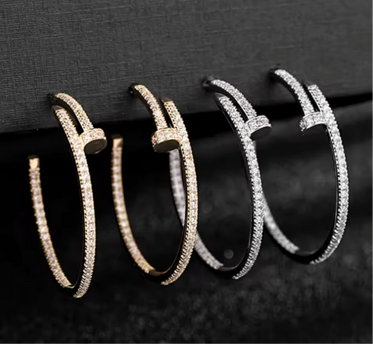 Arete disponible dorado y plata
