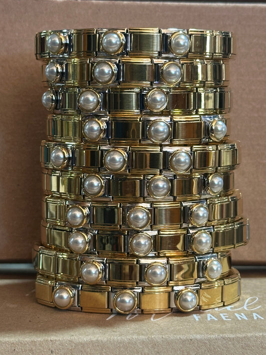 Brazalete italiano combinado